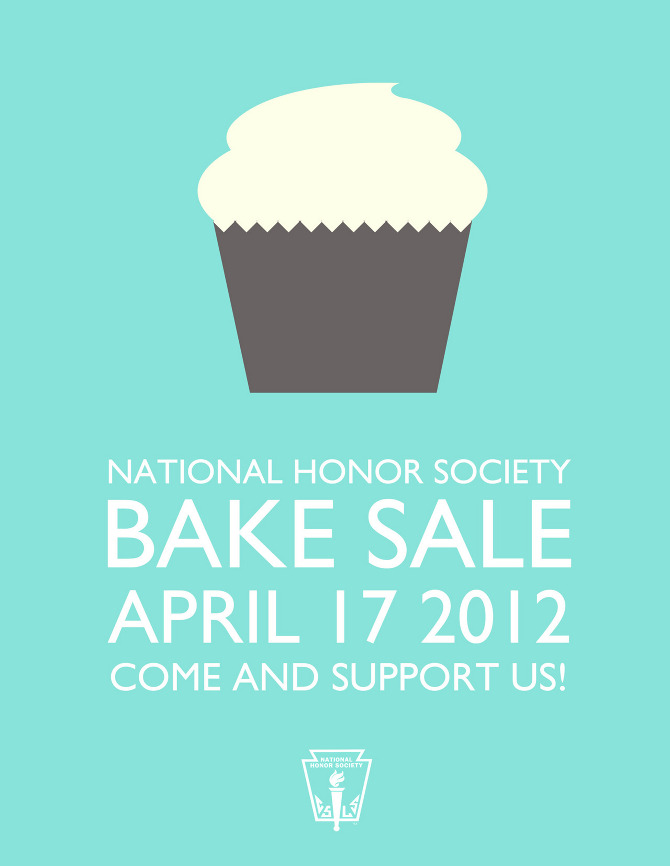 bake sale posters